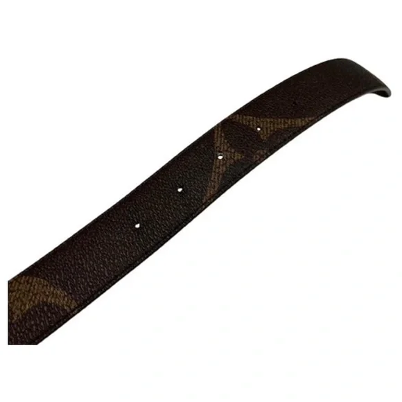 ◼️Louis Vuitton M0149 Santur LV Iconic 30MM Reversible Belt Brown - Picture 8 of 8